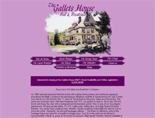 Tablet Screenshot of galletshouse.com